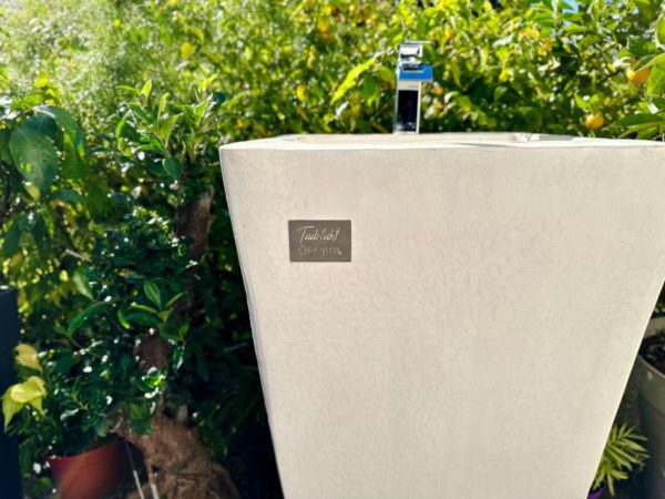 Lave-mains en Tadelakt "La fontaine du Vaucluse"
