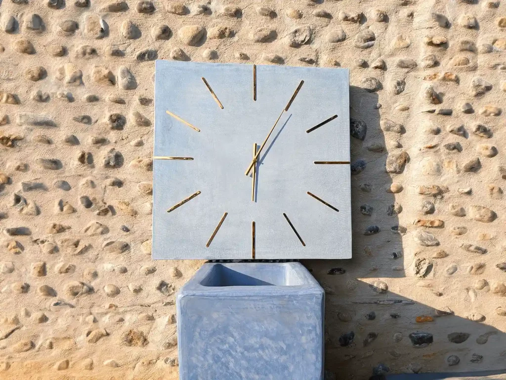 Horloge murale en Tadelakt