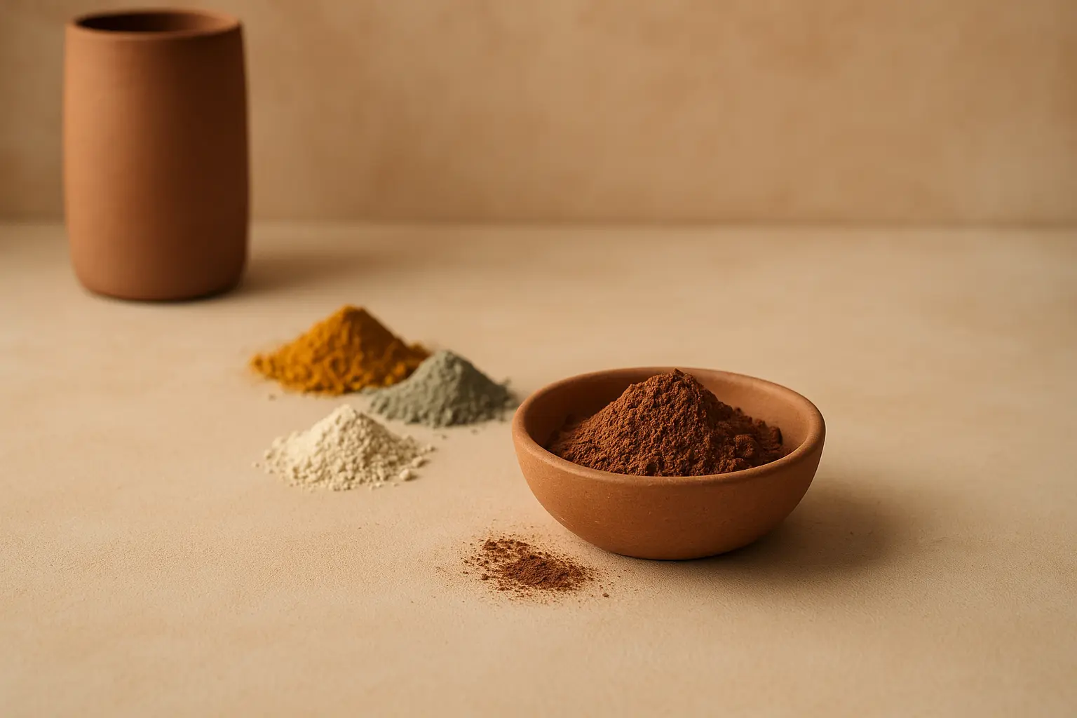 Pigments minéraux pour tadelakt