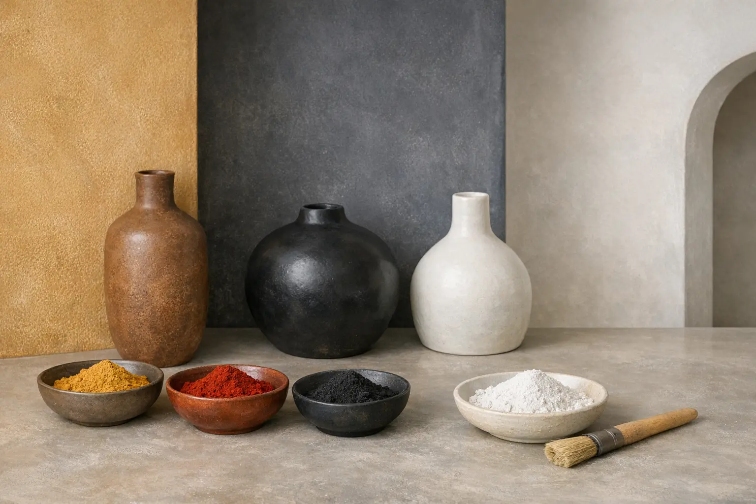 Nuancier de couleurs naturelles