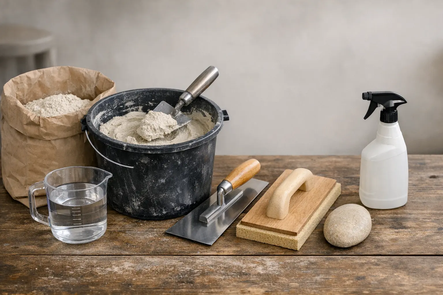 Pr&eacute;paration des outils tadelakt