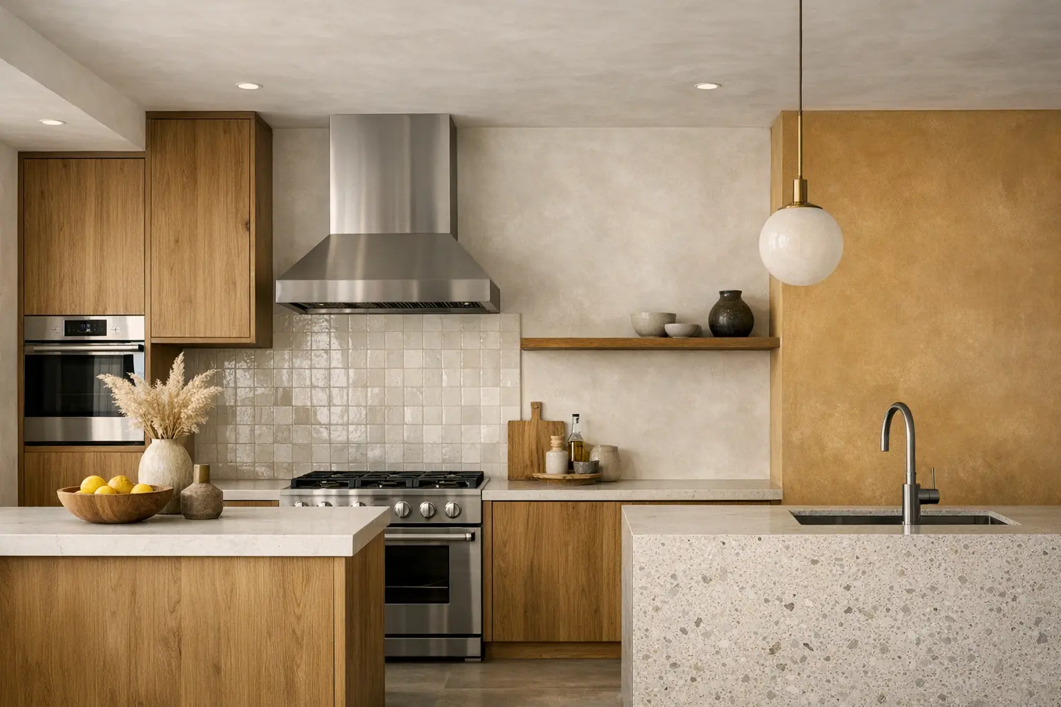 Cuisine moderne en tadelakt