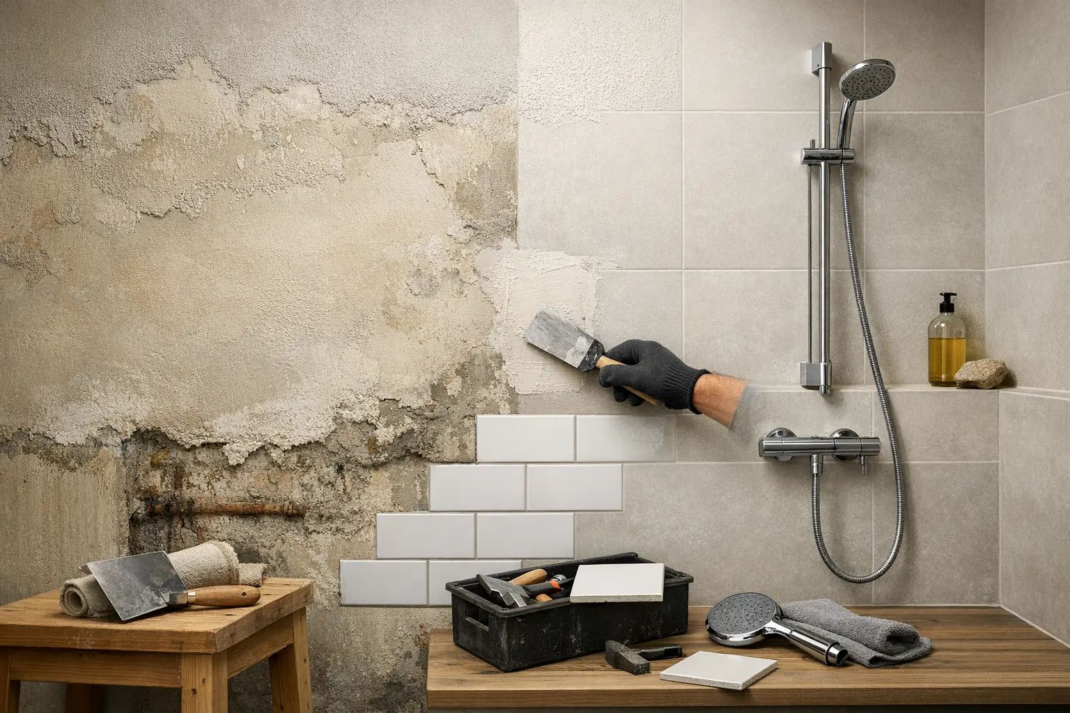 Mur en tadelakt &eacute;cologique