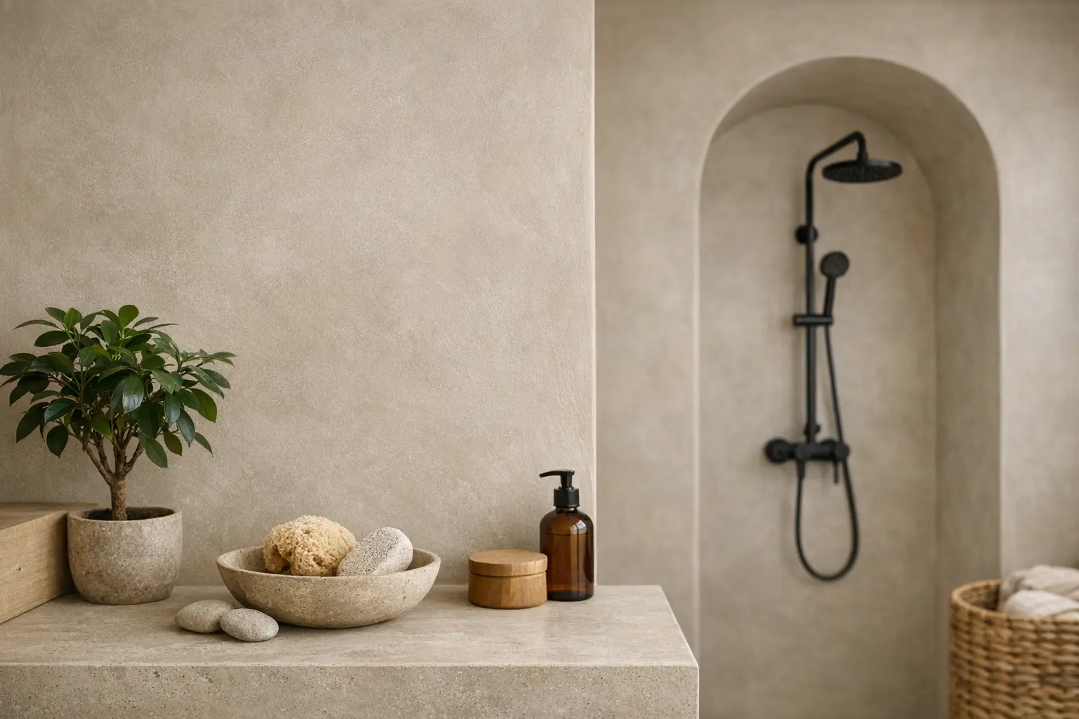 Mur en tadelakt &eacute;cologique