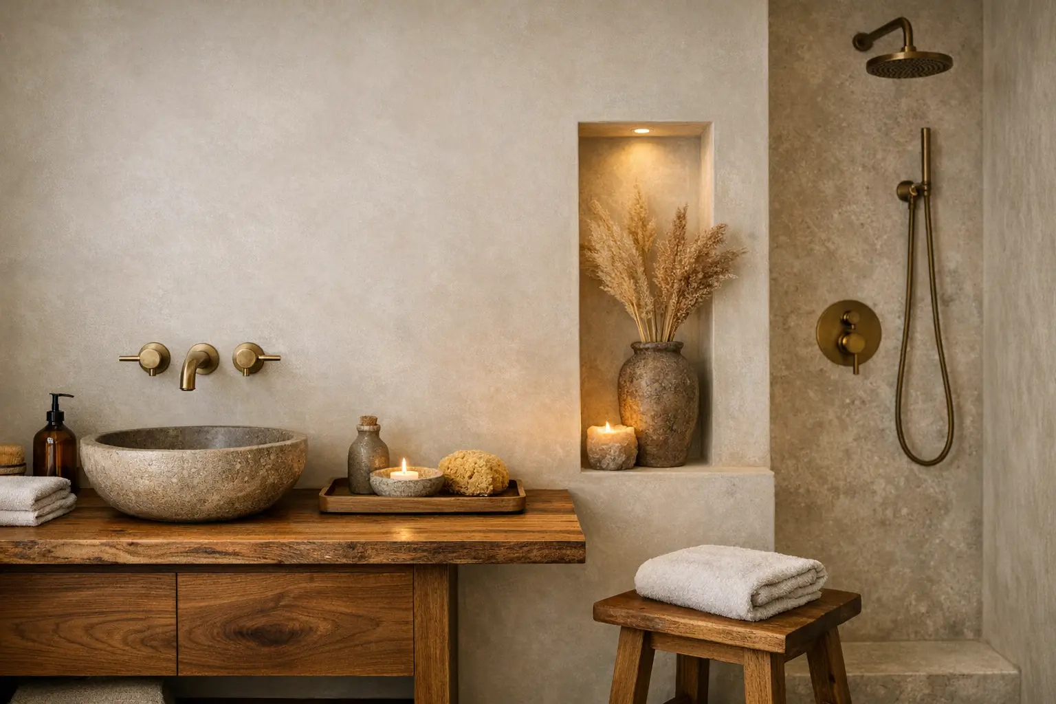 Salle de bain esprit spa