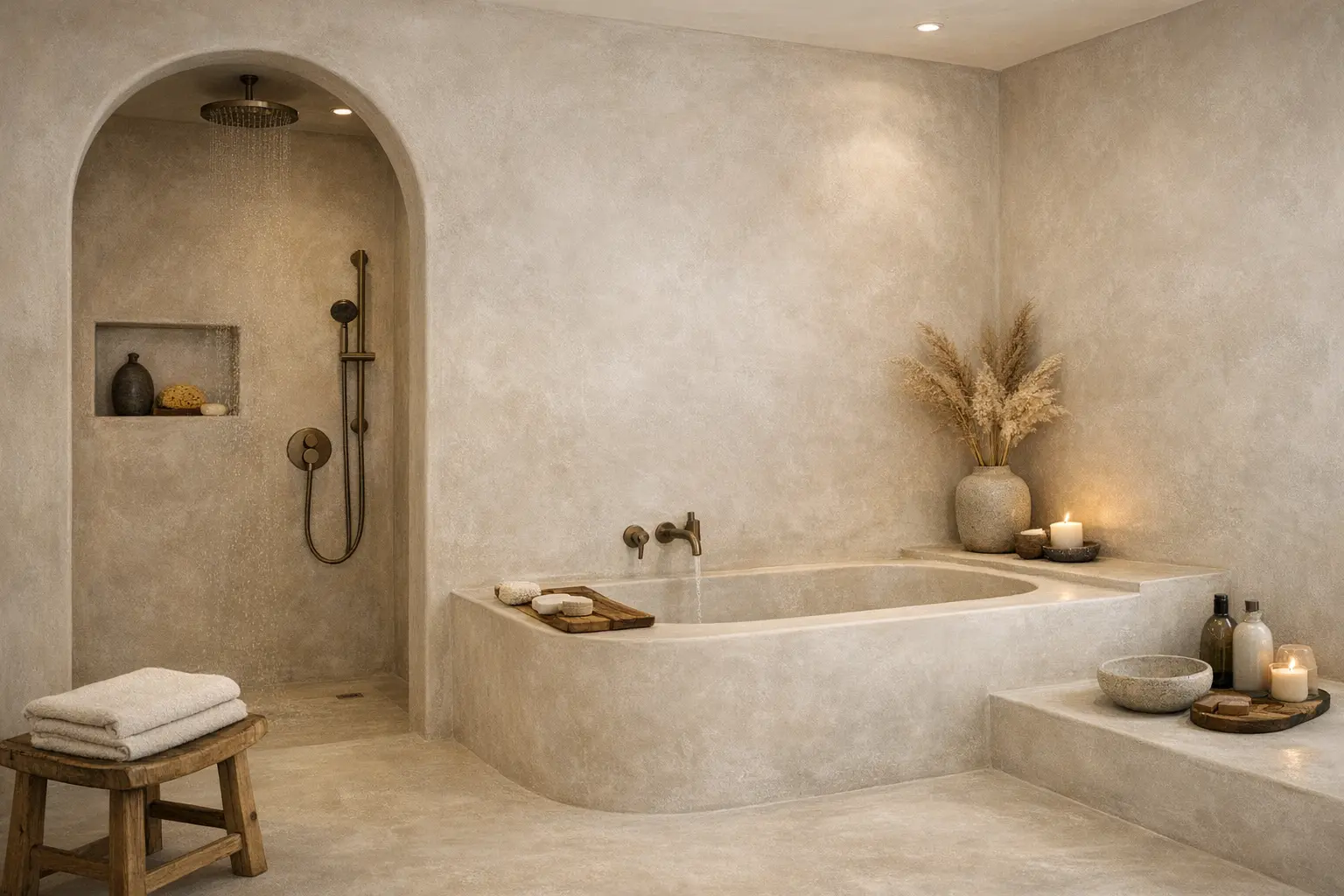 Salle de bain style spa