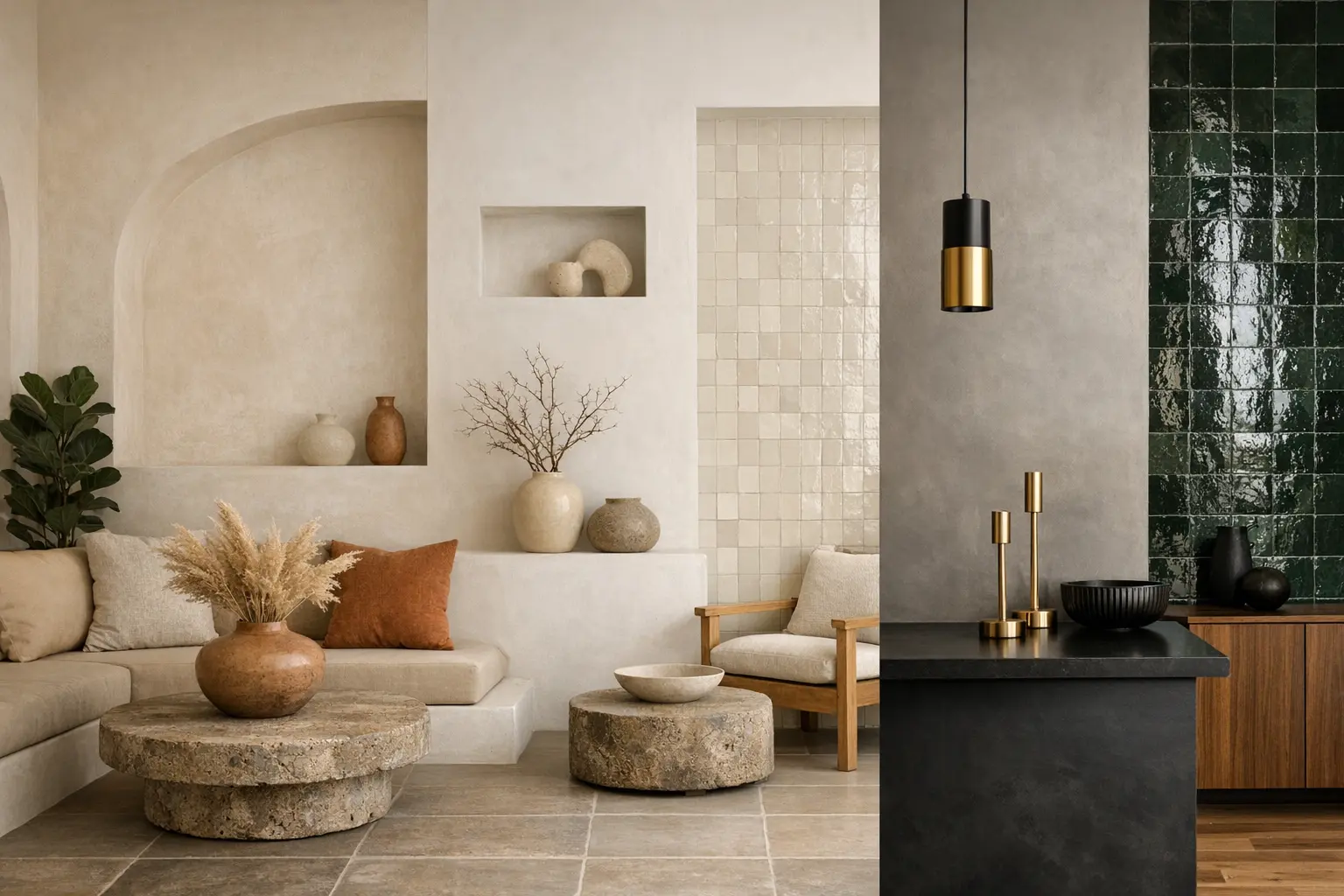 Inspiration d&eacute;co tadelakt zellige