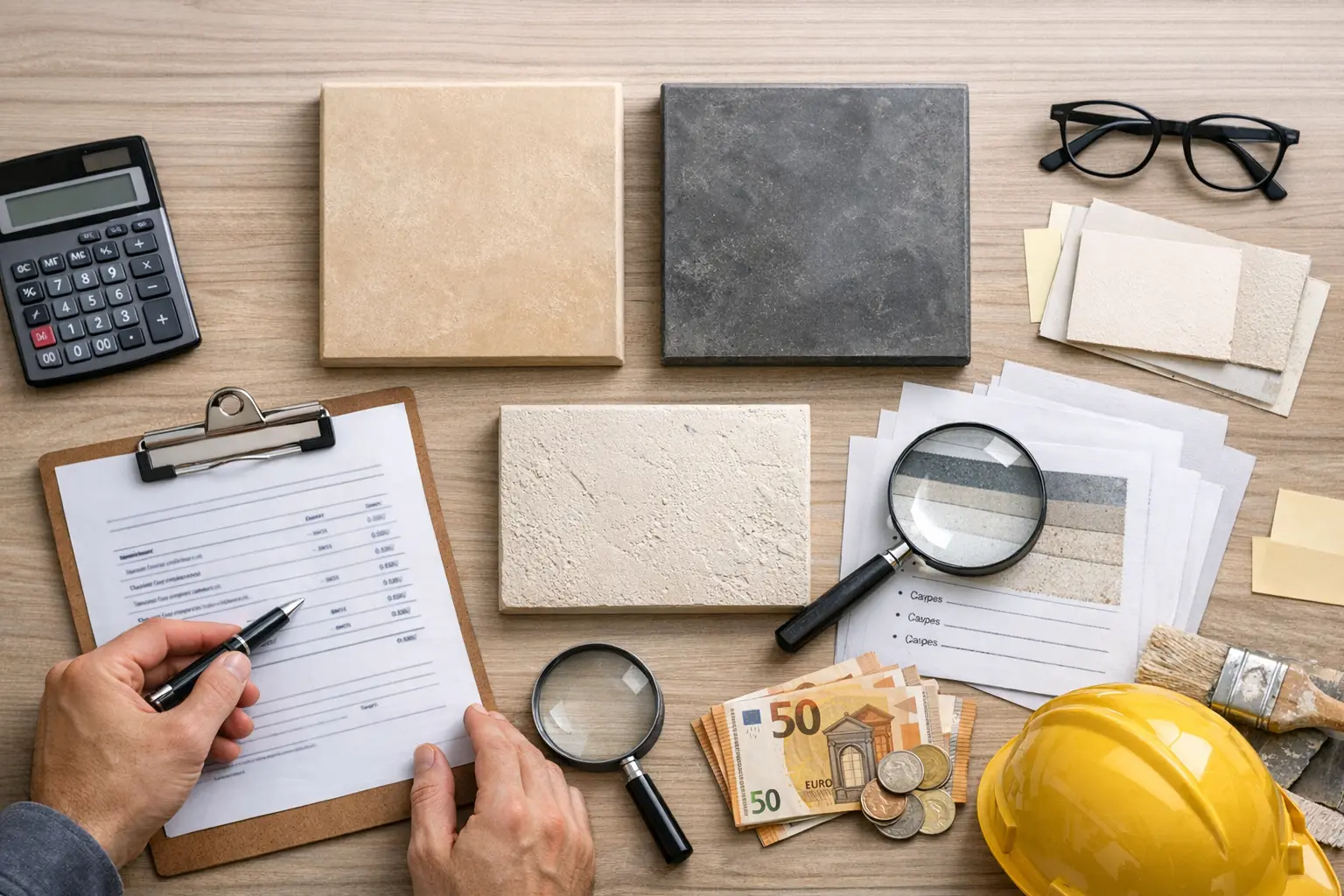 Comparaison devis travaux mur