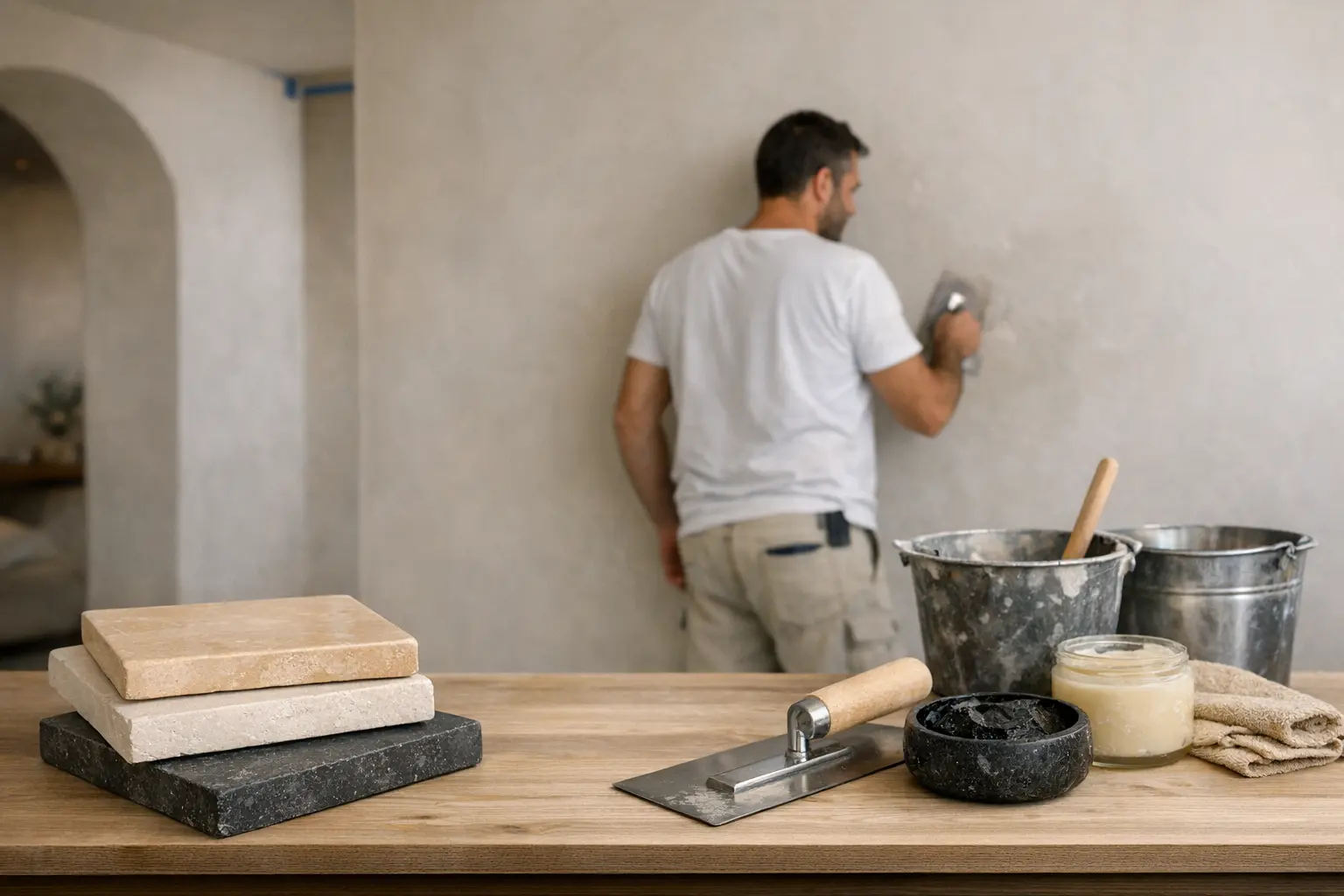 Calcul devis tadelakt mural