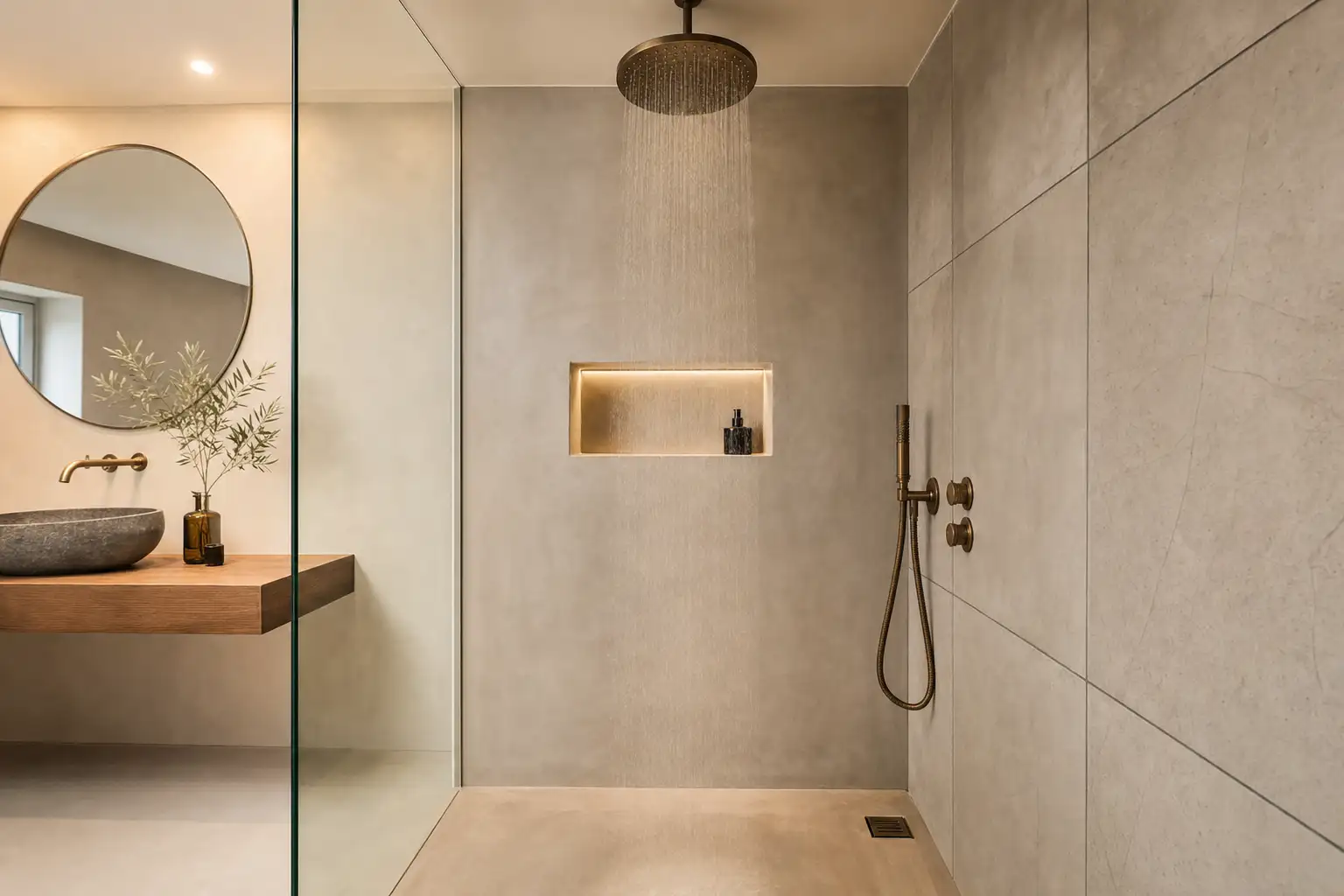 Douche italienne &eacute;tanche