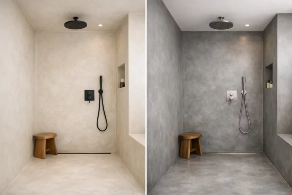 Douche italienne minerale
