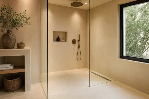 Douche en Tadelakt