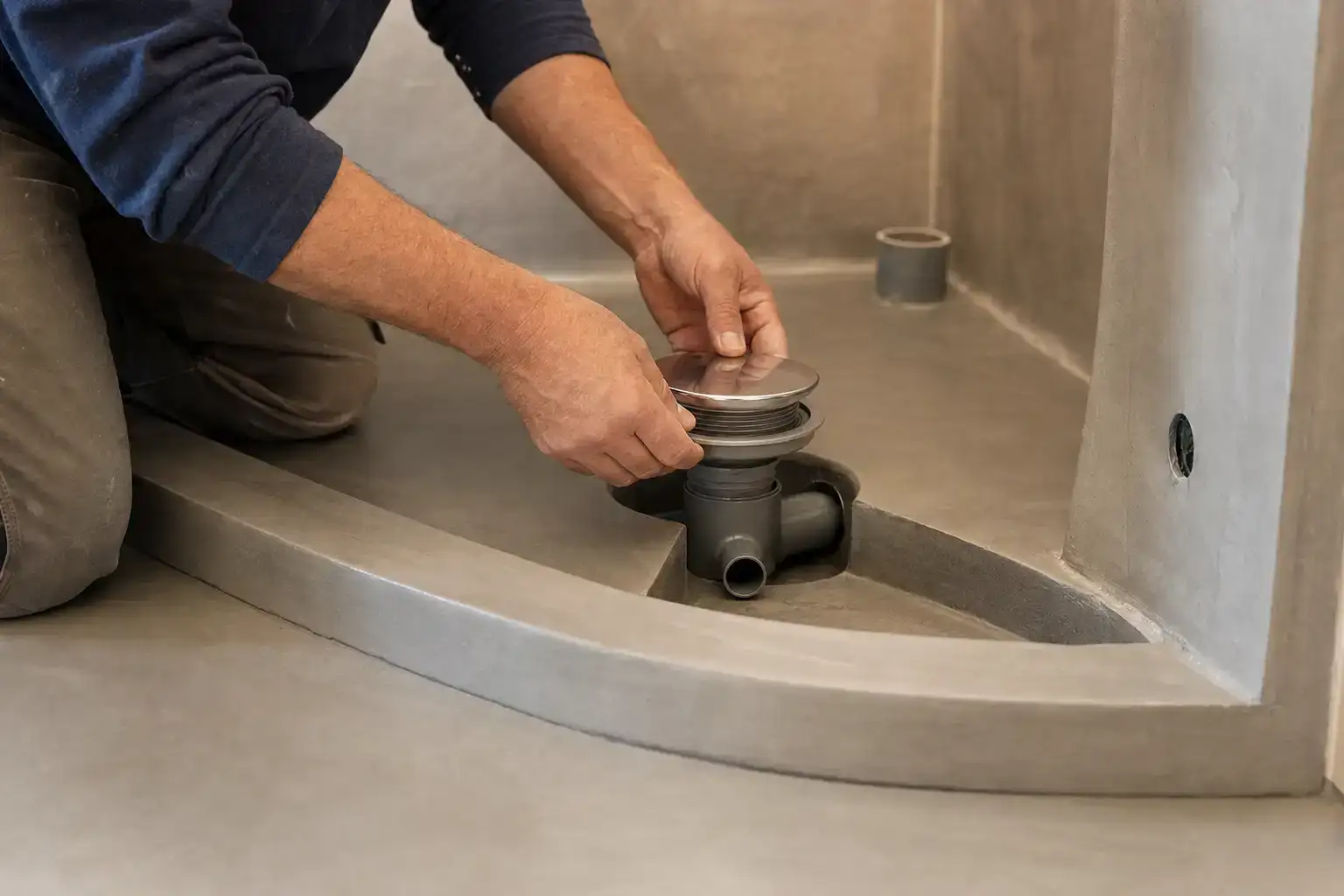Bonde de vasque Tadelakt